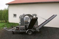 Siebmax II in Transportstellung