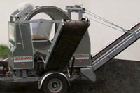 Siebmax II in Arbeitsstellung